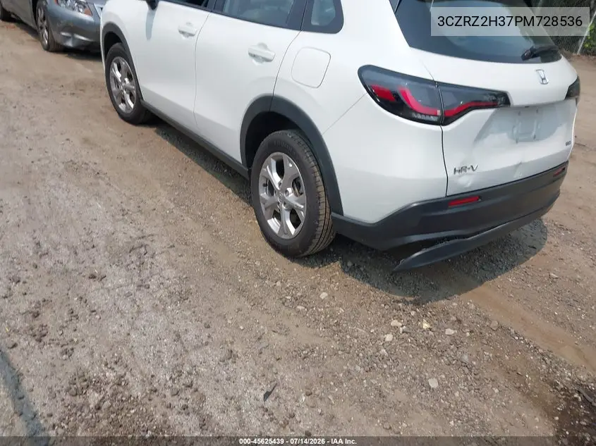 2023 Honda Hr-V Awd Lx VIN: 3CZRZ2H37PM728536 Lot: 45625439