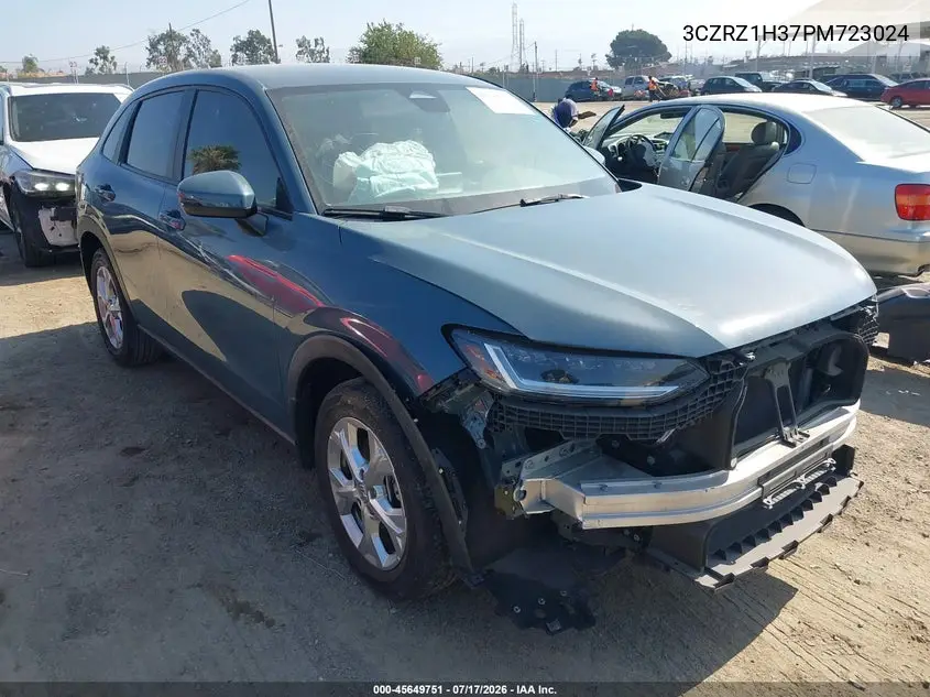 2023 Honda Hr-V 2Wd Lx VIN: 3CZRZ1H37PM723024 Lot: 45649751