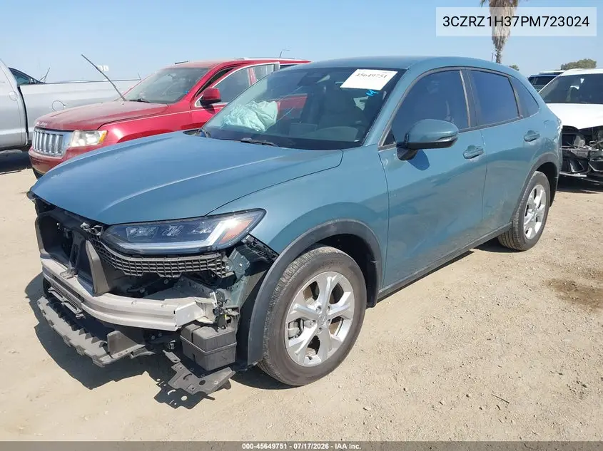 2023 Honda Hr-V 2Wd Lx VIN: 3CZRZ1H37PM723024 Lot: 45649751