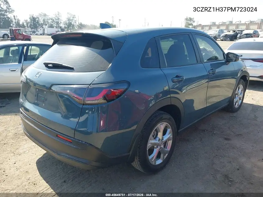 2023 Honda Hr-V 2Wd Lx VIN: 3CZRZ1H37PM723024 Lot: 45649751
