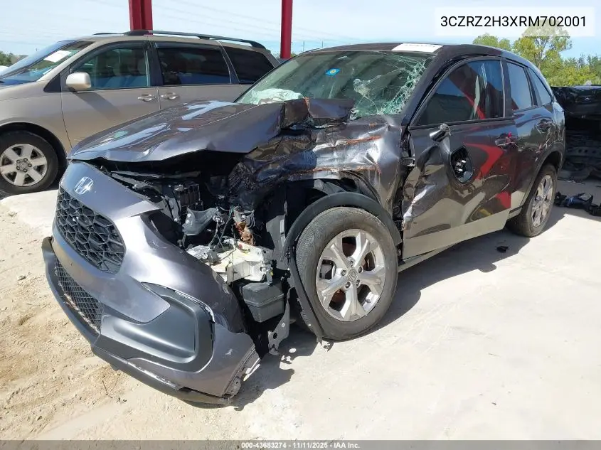 3CZRZ2H3XRM702001 2024 Honda Hr-V Awd Lx