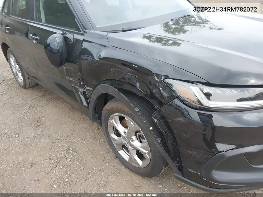 2024 Honda Hr-V Awd Lx VIN: 3CZRZ2H34RM782072 Lot: 45601447