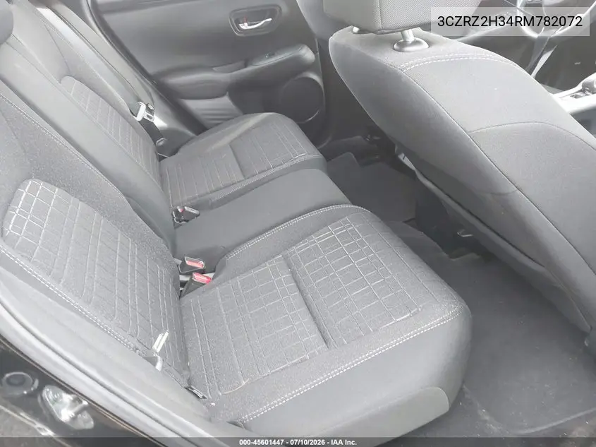 2024 Honda Hr-V Awd Lx VIN: 3CZRZ2H34RM782072 Lot: 45601447