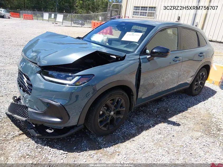 2024 Honda Hr-V Awd Sport/Awd Sport W/O Bsi VIN: 3CZRZ2H5XRM756707 Lot: 45681293
