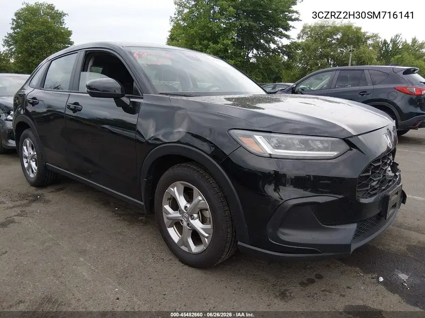 2025 Honda Hr-V Awd Lx VIN: 3CZRZ2H30SM716141 Lot: 45482660