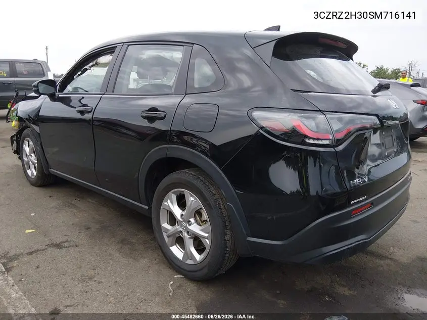 2025 Honda Hr-V Awd Lx VIN: 3CZRZ2H30SM716141 Lot: 45482660