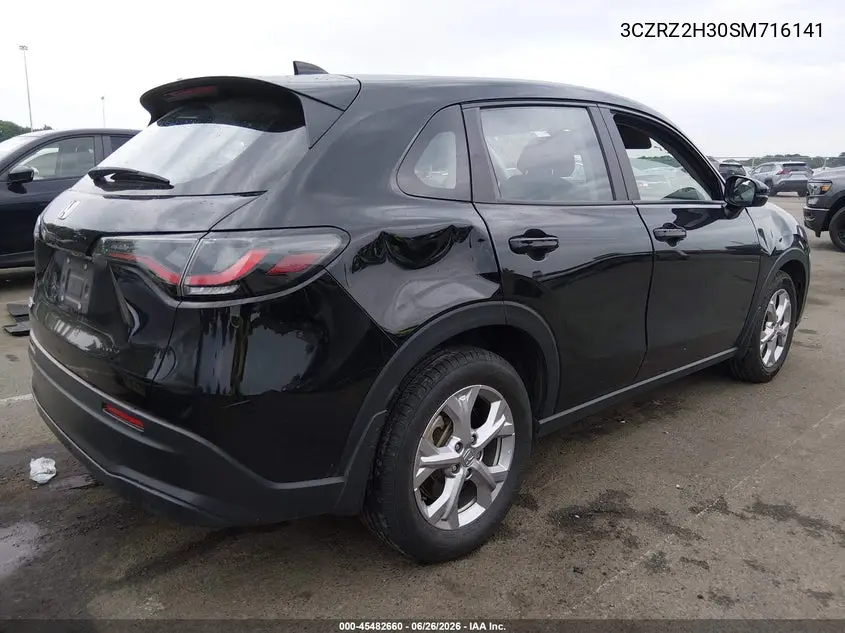 2025 Honda Hr-V Awd Lx VIN: 3CZRZ2H30SM716141 Lot: 45482660
