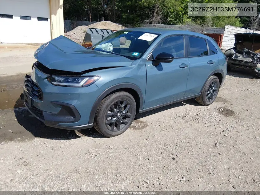 2025 Honda Hr-V Awd Sport VIN: 3CZRZ2H53SM776691 Lot: 45572816