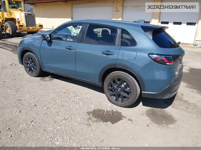 2025 Honda Hr-V Awd Sport VIN: 3CZRZ2H53SM776691 Lot: 45572816