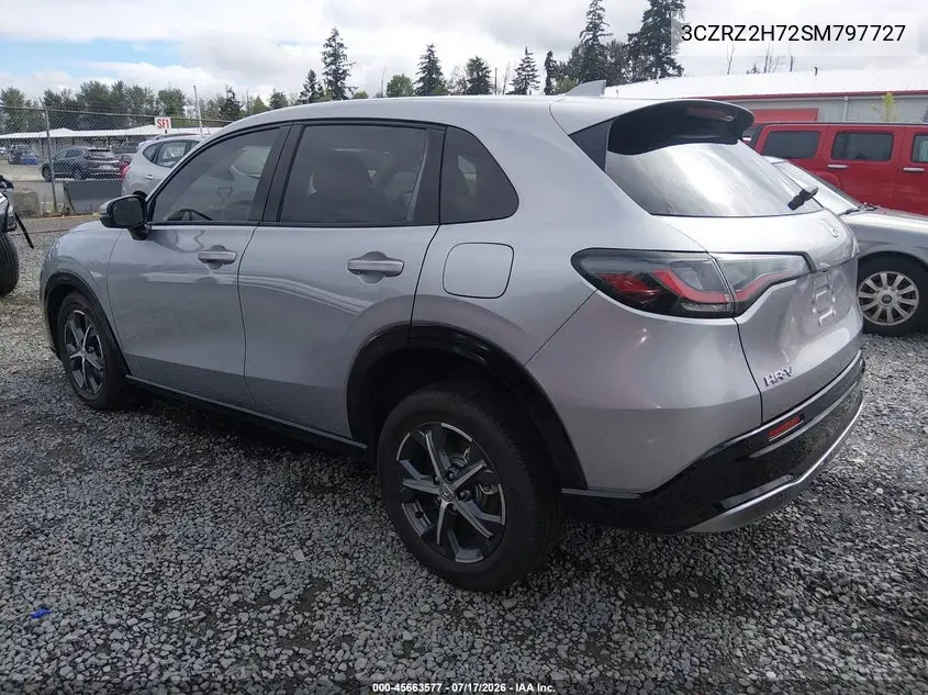 2025 Honda Hr-V Awd Ex-L VIN: 3CZRZ2H72SM797727 Lot: 45663577