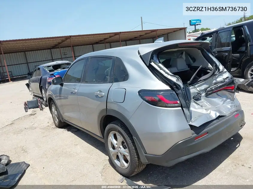 2025 Honda Hr-V 2Wd Lx VIN: 3CZRZ1H36SM736730 Lot: 45665959