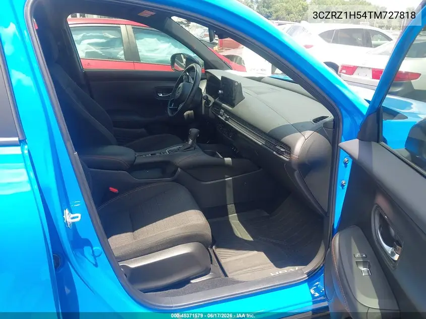 2026 Honda Hr-V 2Wd Sport VIN: 3CZRZ1H54TM727818 Lot: 45371579