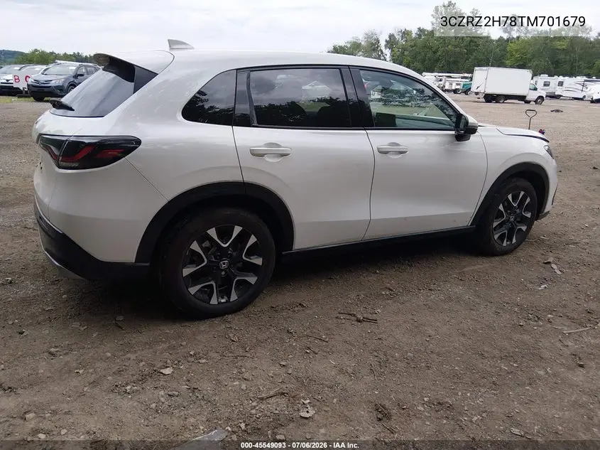 2026 Honda Hr-V Awd Ex-L VIN: 3CZRZ2H78TM701679 Lot: 45549093