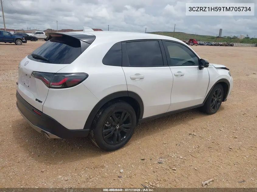 2026 Honda Hr-V 2Wd Sport VIN: 3CZRZ1H59TM705734 Lot: 45646448