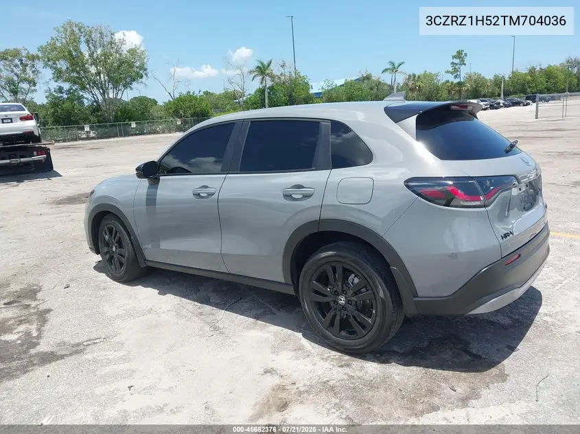 2026 Honda Hr-V 2Wd Sport VIN: 3CZRZ1H52TM704036 Lot: 45682376