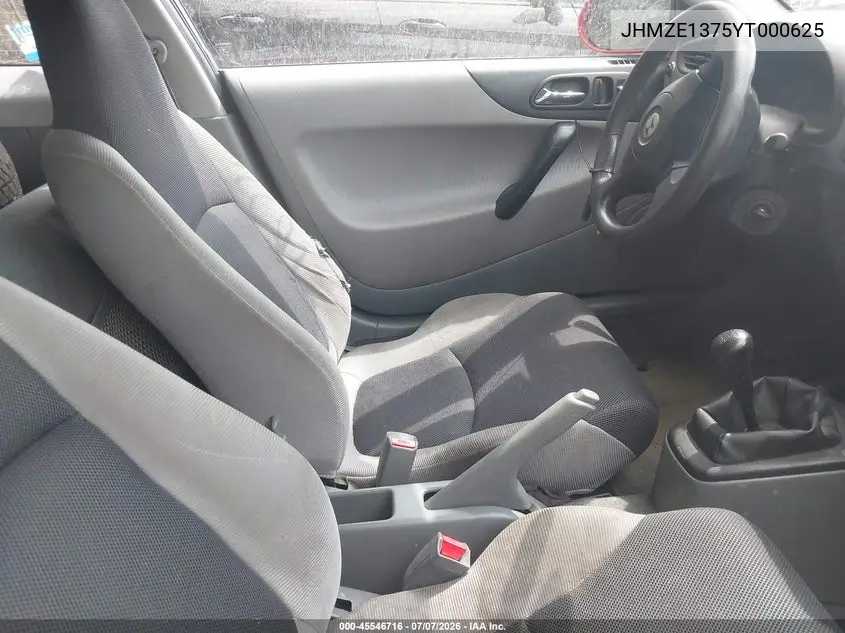 2000 Honda Insight VIN: JHMZE1375YT000625 Lot: 45546716