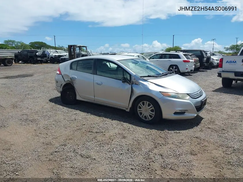 2010 Honda Insight Lx VIN: JHMZE2H54AS006991 Lot: 45230507