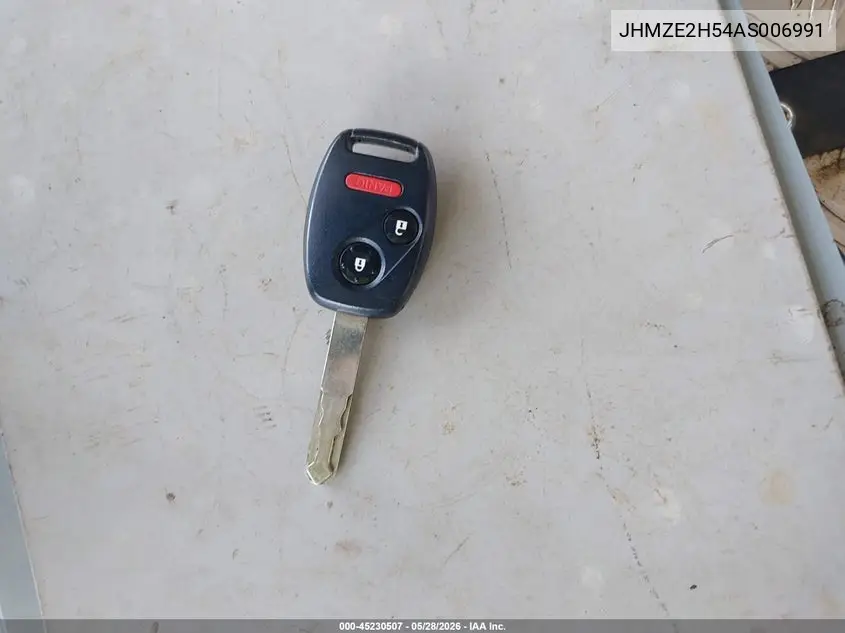 2010 Honda Insight Lx VIN: JHMZE2H54AS006991 Lot: 45230507
