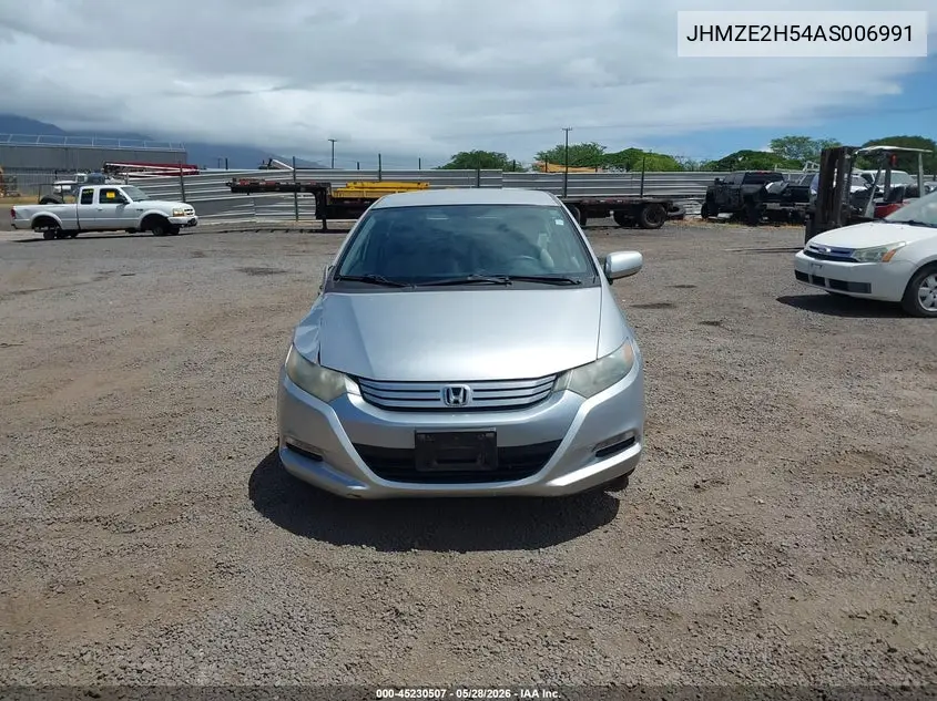 2010 Honda Insight Lx VIN: JHMZE2H54AS006991 Lot: 45230507