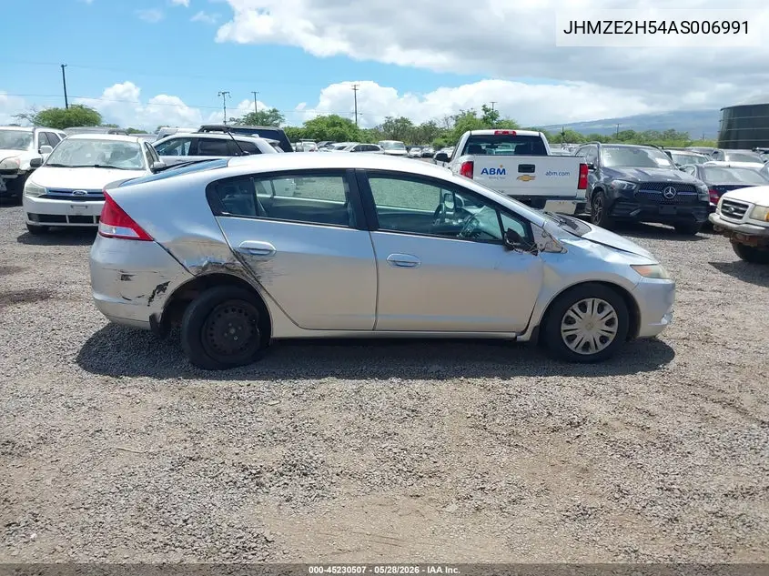 2010 Honda Insight Lx VIN: JHMZE2H54AS006991 Lot: 45230507
