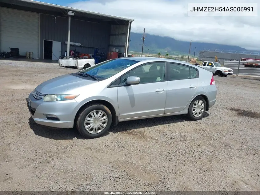 2010 Honda Insight Lx VIN: JHMZE2H54AS006991 Lot: 45230507