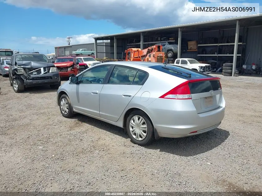 2010 Honda Insight Lx VIN: JHMZE2H54AS006991 Lot: 45230507