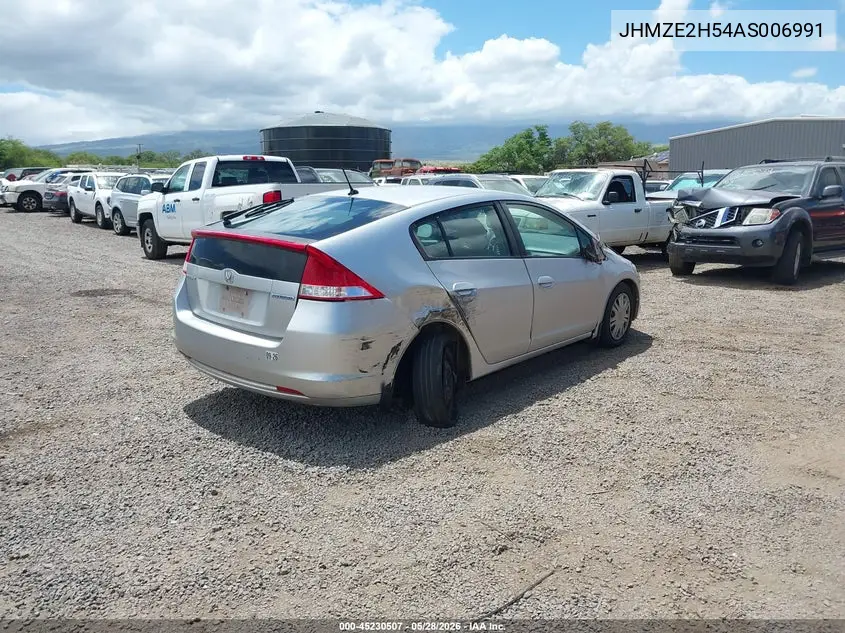 2010 Honda Insight Lx VIN: JHMZE2H54AS006991 Lot: 45230507