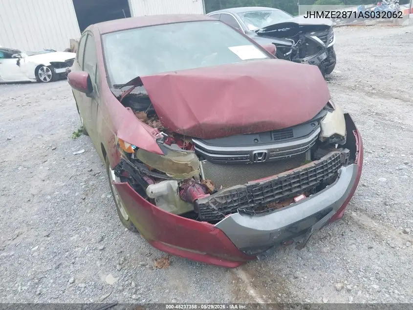 2010 Honda Insight Ex VIN: JHMZE2H71AS032062 Lot: 45237358