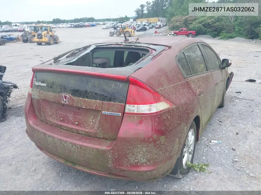 2010 Honda Insight Ex VIN: JHMZE2H71AS032062 Lot: 45237358