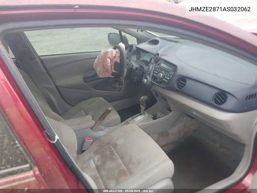 2010 Honda Insight Ex VIN: JHMZE2H71AS032062 Lot: 45237358
