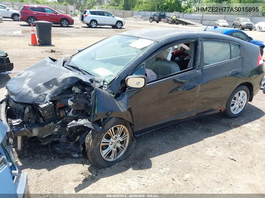 2010 Honda Insight Ex VIN: JHMZE2H77AS015895 Lot: 45251414