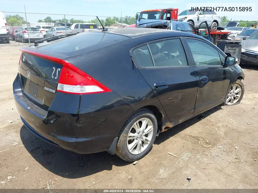2010 Honda Insight Ex VIN: JHMZE2H77AS015895 Lot: 45251414