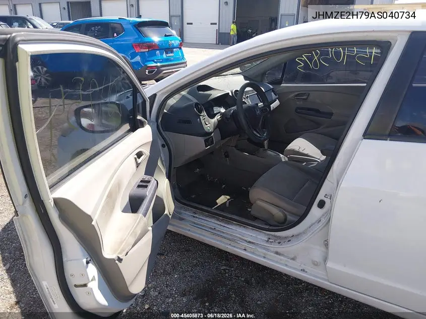 2010 Honda Insight Ex VIN: JHMZE2H79AS040734 Lot: 45405873