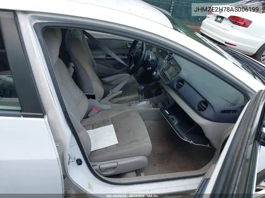 2010 Honda Insight Ex VIN: JHMZE2H78AS006199 Lot: 45430220