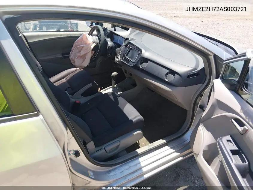 2010 Honda Insight Ex VIN: JHMZE2H72AS003721 Lot: 45470558