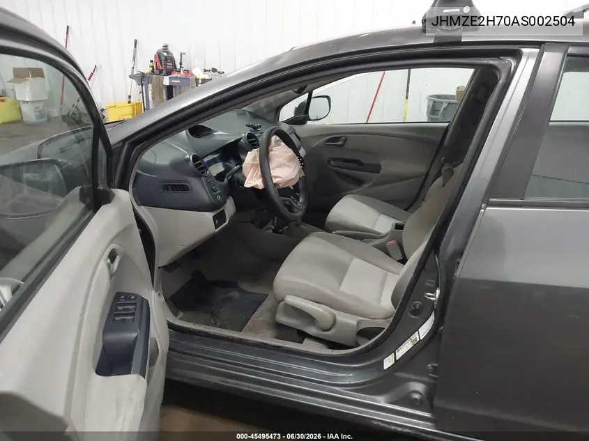 2010 Honda Insight Ex VIN: JHMZE2H70AS002504 Lot: 45495473