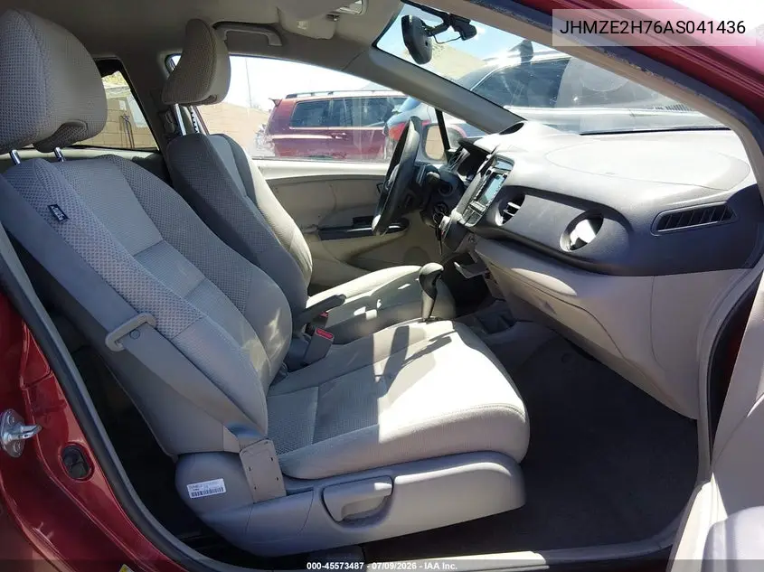 2010 Honda Insight Ex VIN: JHMZE2H76AS041436 Lot: 45573487
