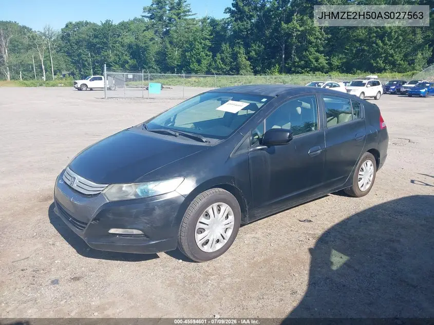 2010 Honda Insight Lx VIN: JHMZE2H50AS027563 Lot: 45594601