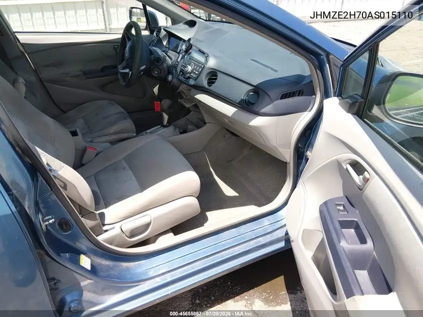 2010 Honda Insight Ex VIN: JHMZE2H70AS015110 Lot: 45655867