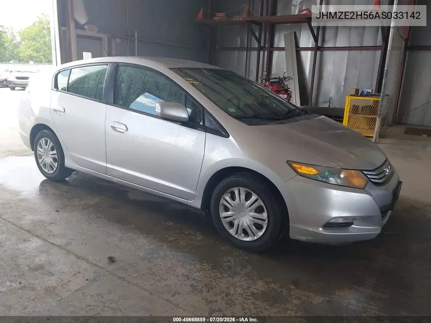 2010 Honda Insight Lx VIN: JHMZE2H56AS033142 Lot: 45668859