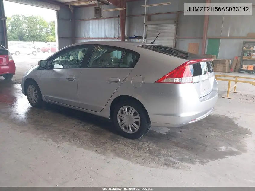 2010 Honda Insight Lx VIN: JHMZE2H56AS033142 Lot: 45668859