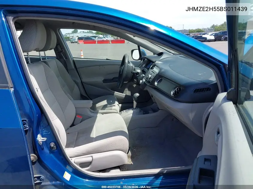 2011 Honda Insight Lx VIN: JHMZE2H55BS011439 Lot: 45223706