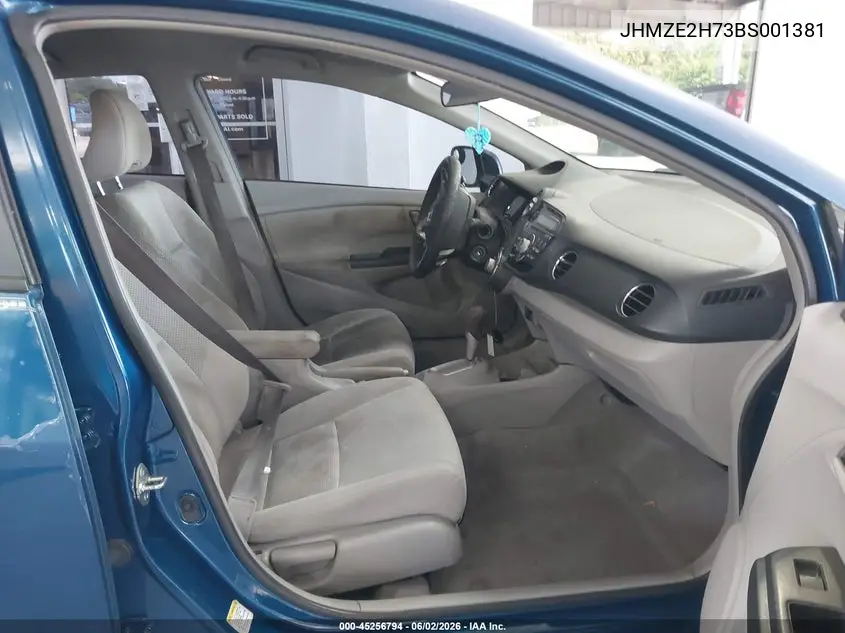 2011 Honda Insight Ex VIN: JHMZE2H73BS001381 Lot: 45256794