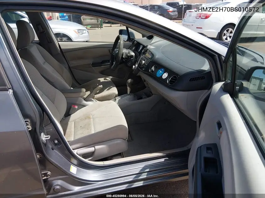 2011 Honda Insight Ex VIN: JHMZE2H70BS010572 Lot: 45280994