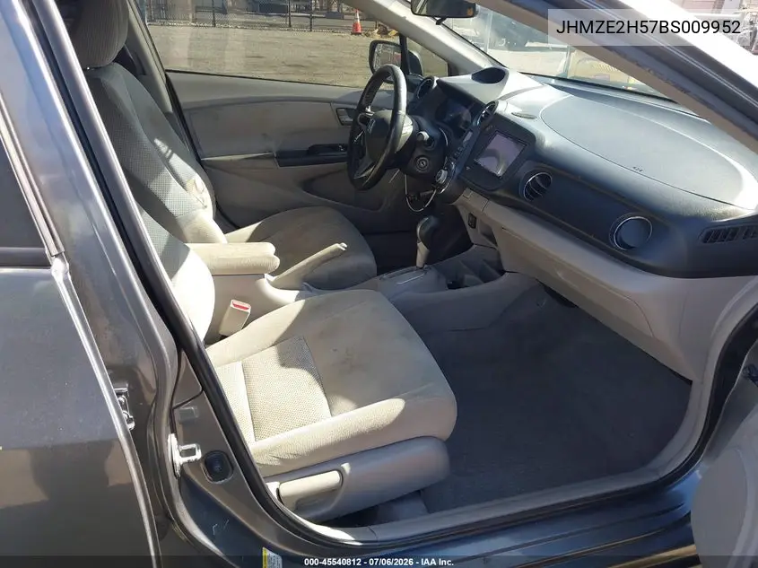 2011 Honda Insight Lx VIN: JHMZE2H57BS009952 Lot: 45540812