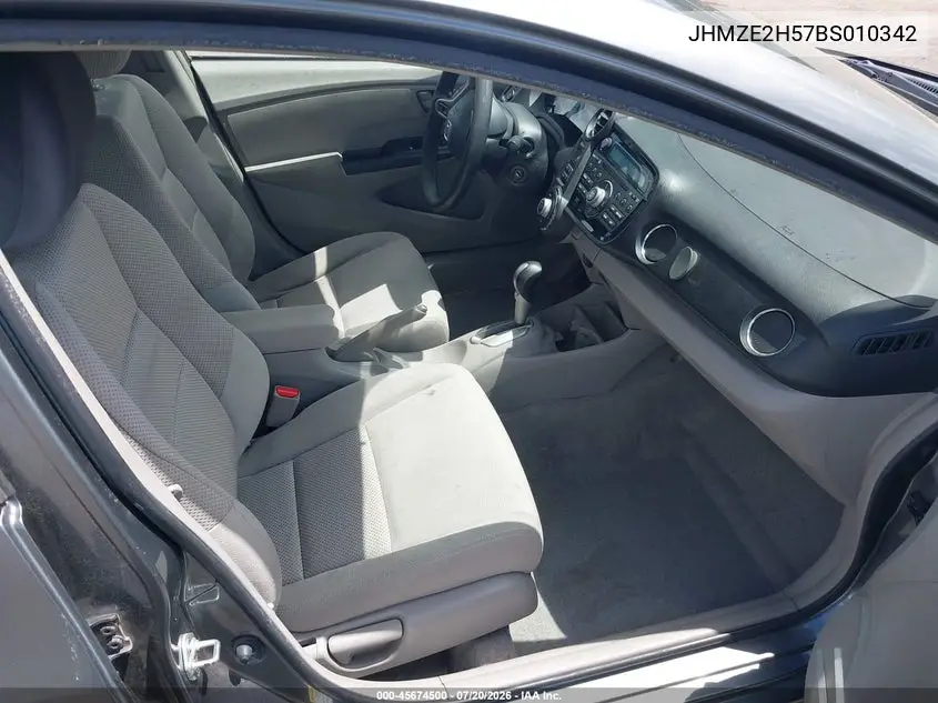 2011 Honda Insight Lx VIN: JHMZE2H57BS010342 Lot: 45674500