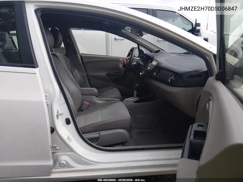 2013 Honda Insight Ex VIN: JHMZE2H70DS006847 Lot: 45249565