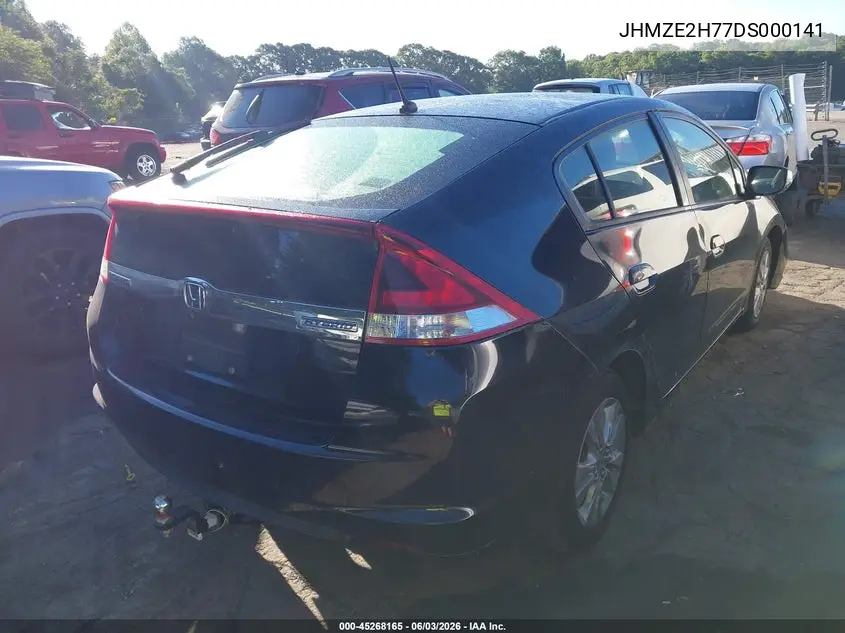 2013 Honda Insight Ex VIN: JHMZE2H77DS000141 Lot: 45268165