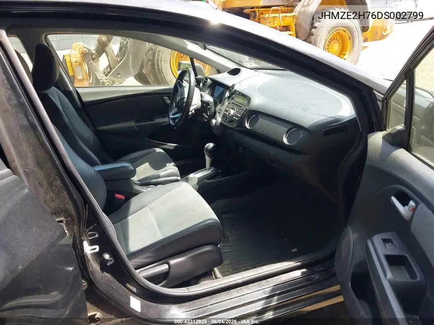 2013 Honda Insight Ex VIN: JHMZE2H76DS002799 Lot: 45312925
