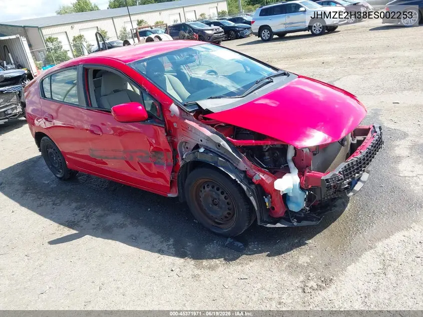 2014 Honda Insight VIN: JHMZE2H38ES002253 Lot: 45371971